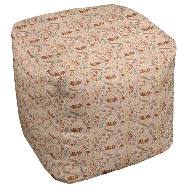 East Urban Home Upholstered Pouf Wayfair